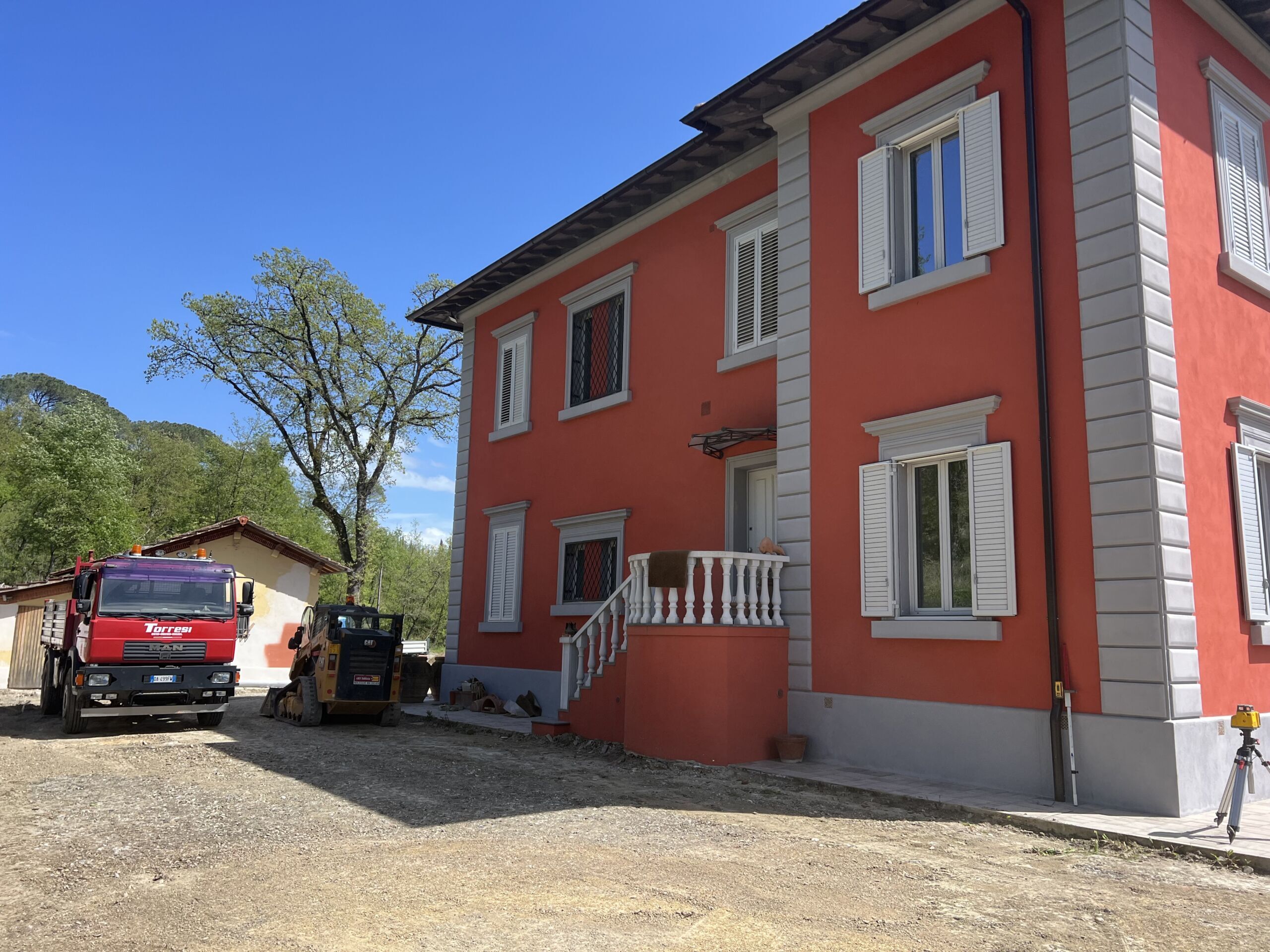 Restauro casa rossa