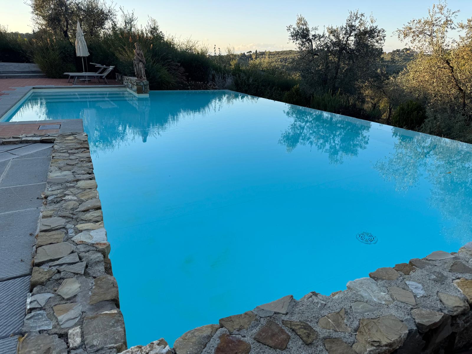 Piscina con vista